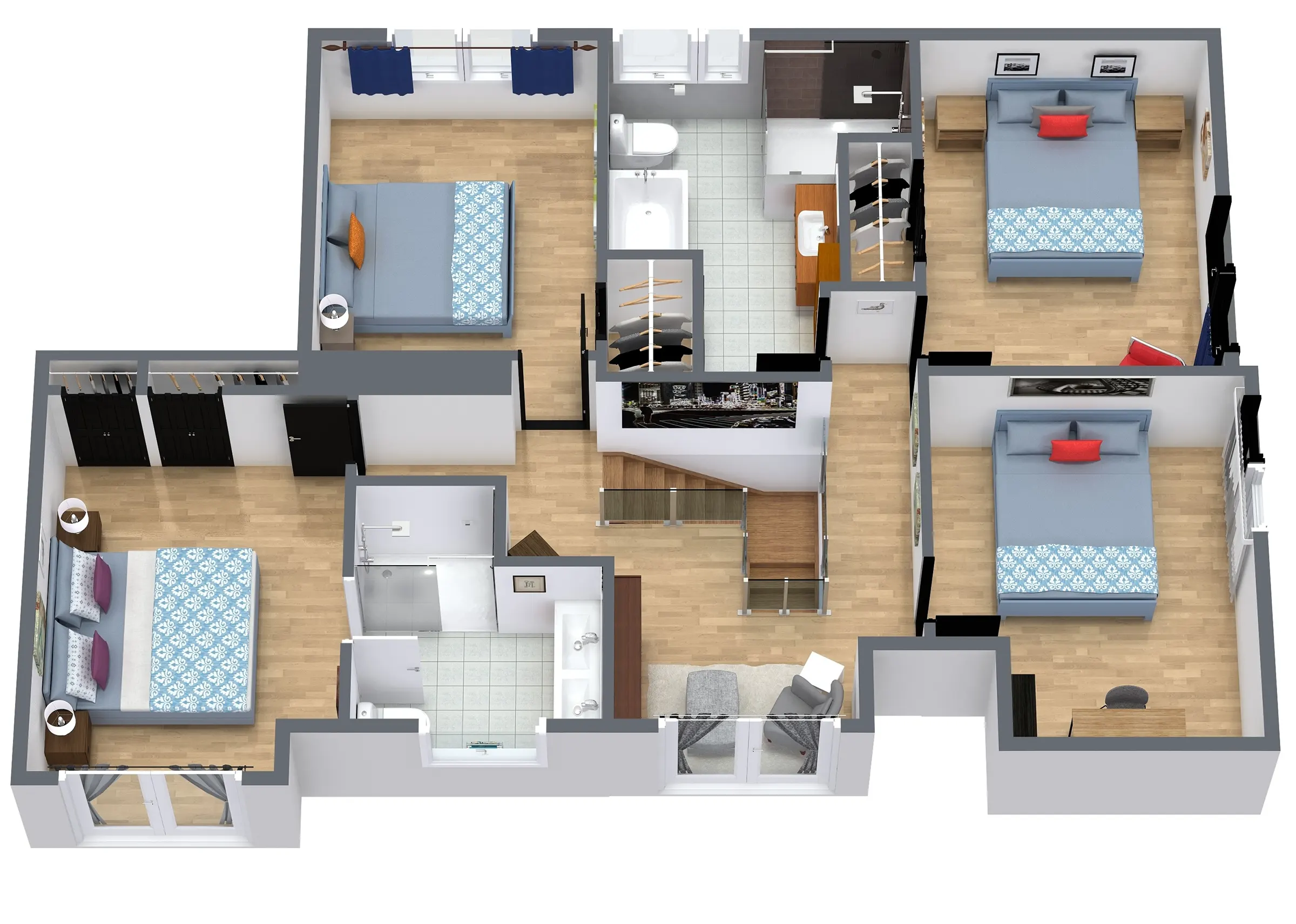 3D Floor Plan - Real Estate Floor Plan Editing Service